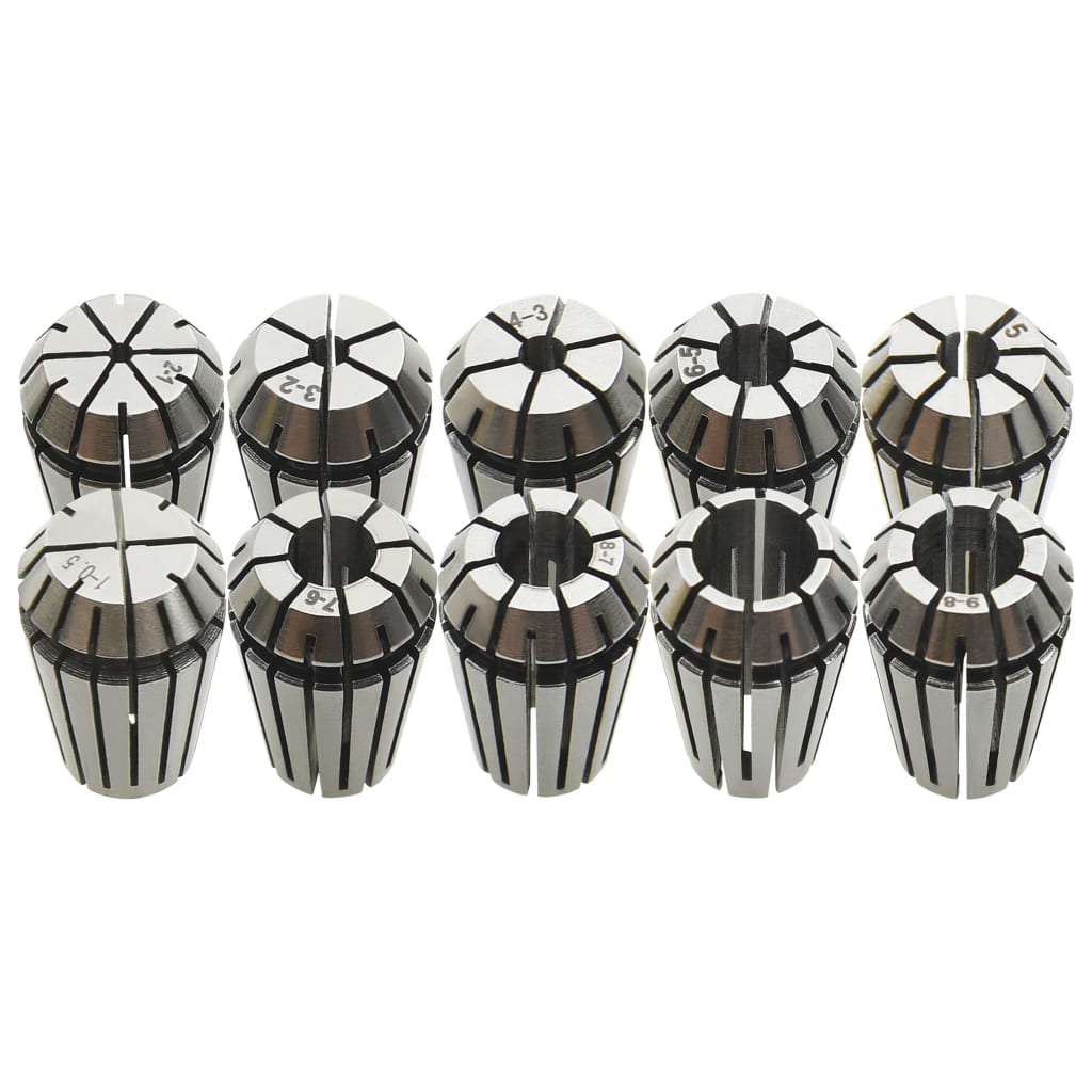 ER16 Collet Chucks 10pcs Turning Tool Set