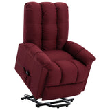 vidaXL Fauteuil Rouge bordeaux Tissu