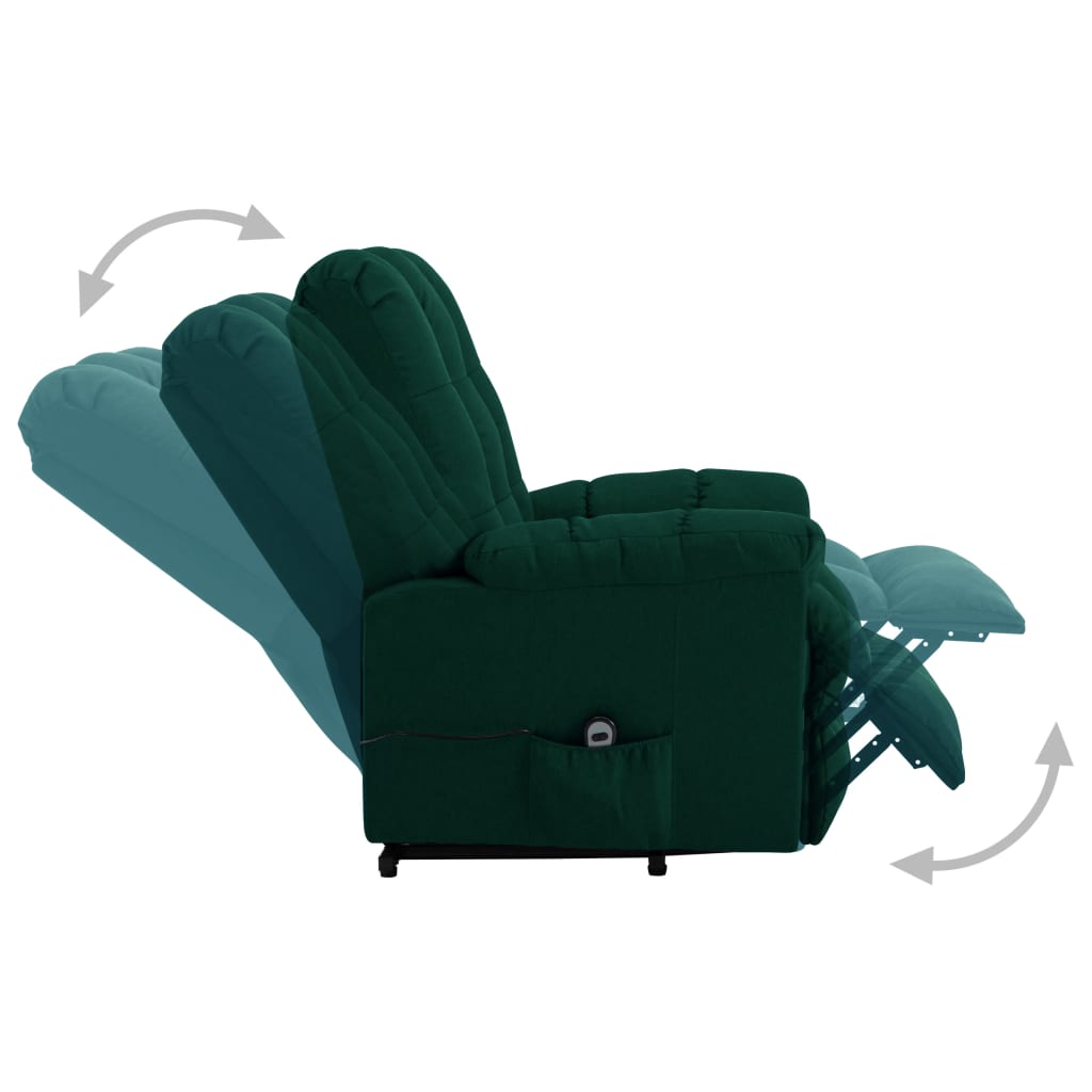 Fauteuil Vert foncé Tissu