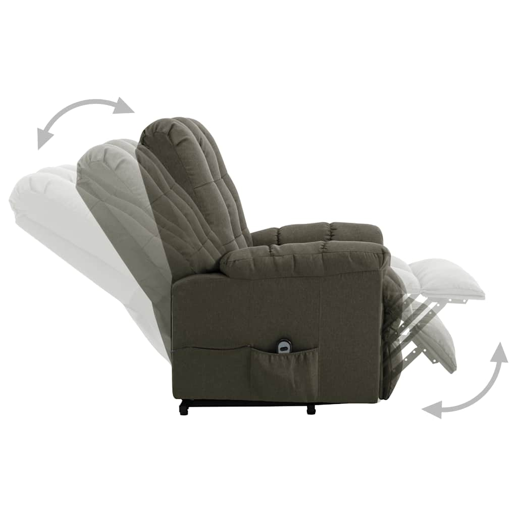 Fauteuil Taupe Tissu