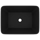 Lavabo de luxe Noir mat 41x30x12 cm Céramique