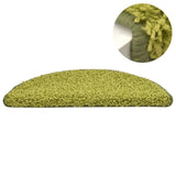 Tapis de marches d'escalier 15 pcs Vert 56x17x3 cm