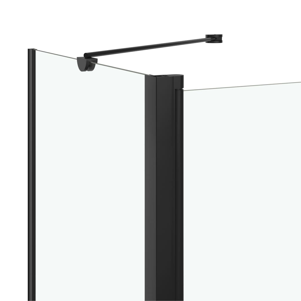 Cabine de douche pliante ESG 120x68x130 cm noir