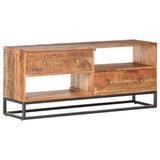 Meuble TV 120x30x50 cm Bois d'acacia brut