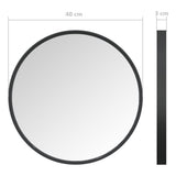 Miroir mural Noir 40 cm