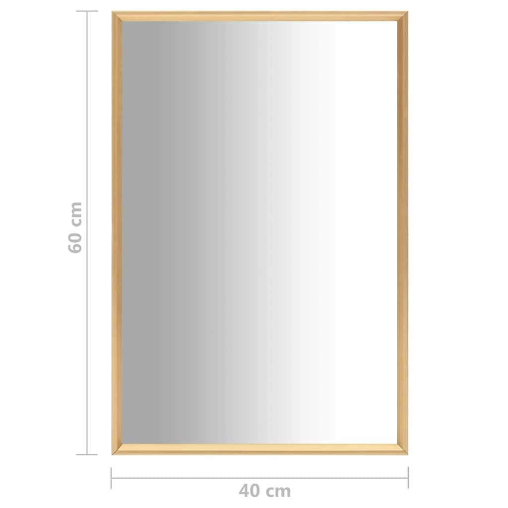 Miroir Doré 60x40 cm