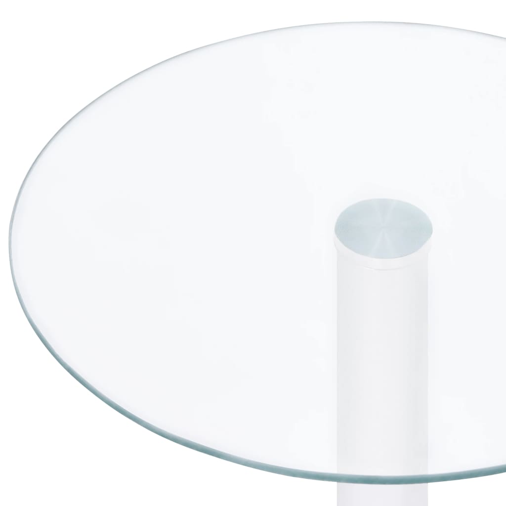 Table basse Transparent 40 cm Verre trempé