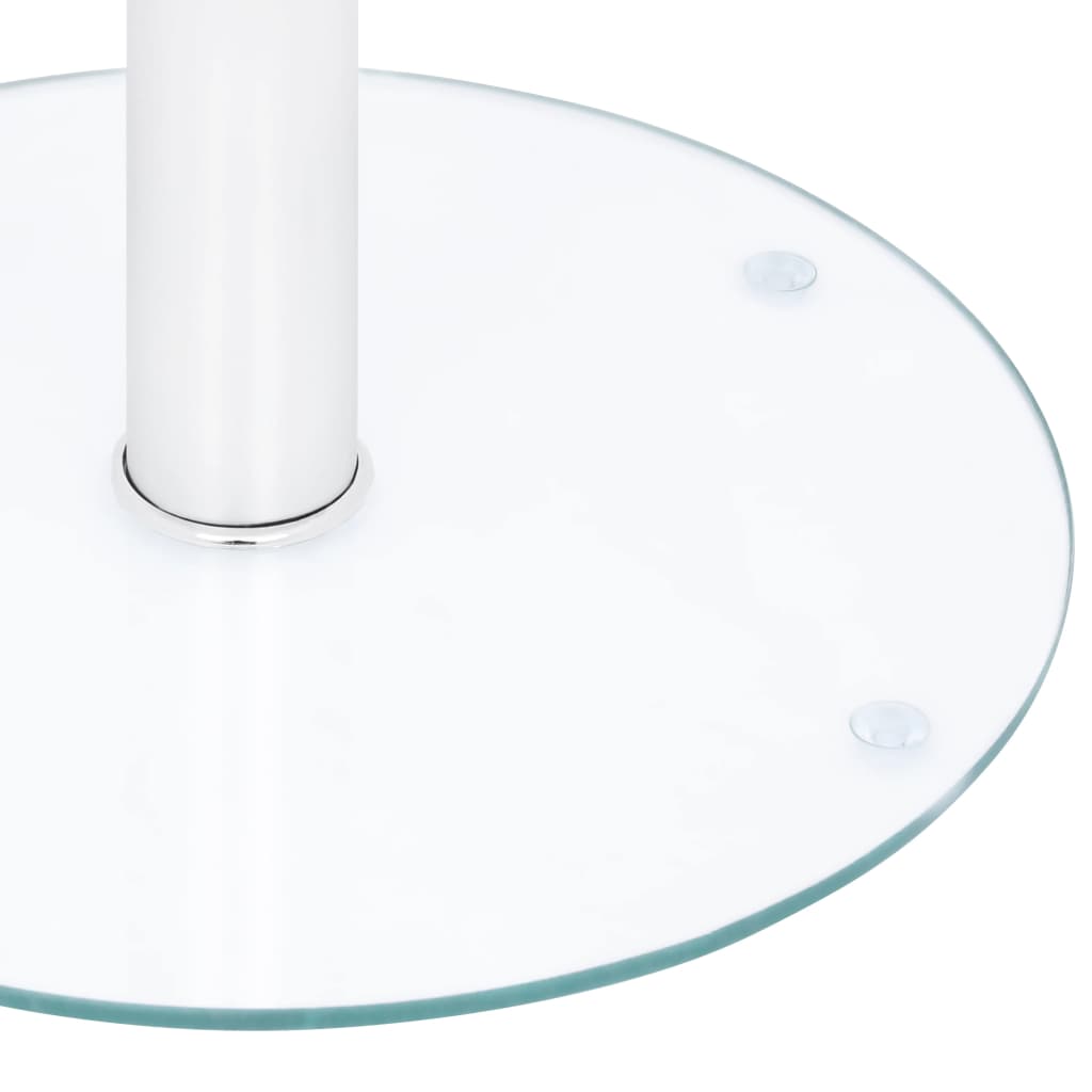 Table basse Transparent 40 cm Verre trempé