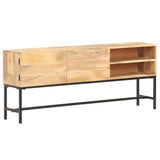 Buffet 145x30x60 cm Bois de manguier solide