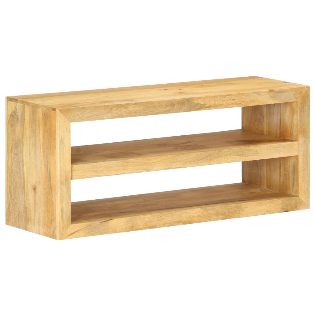 Meuble TV 107x35x45 cm Bois de manguier solide