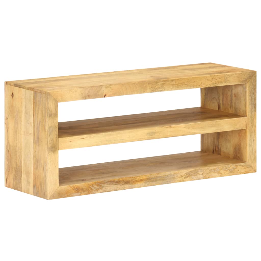 Meuble TV 107x35x45 cm Bois de manguier solide