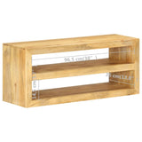 Meuble TV 107x35x45 cm Bois de manguier solide