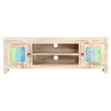 Meuble TV 120x30x40 cm Bois d'acacia brut