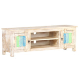 Meuble TV 120x30x40 cm Bois d'acacia brut