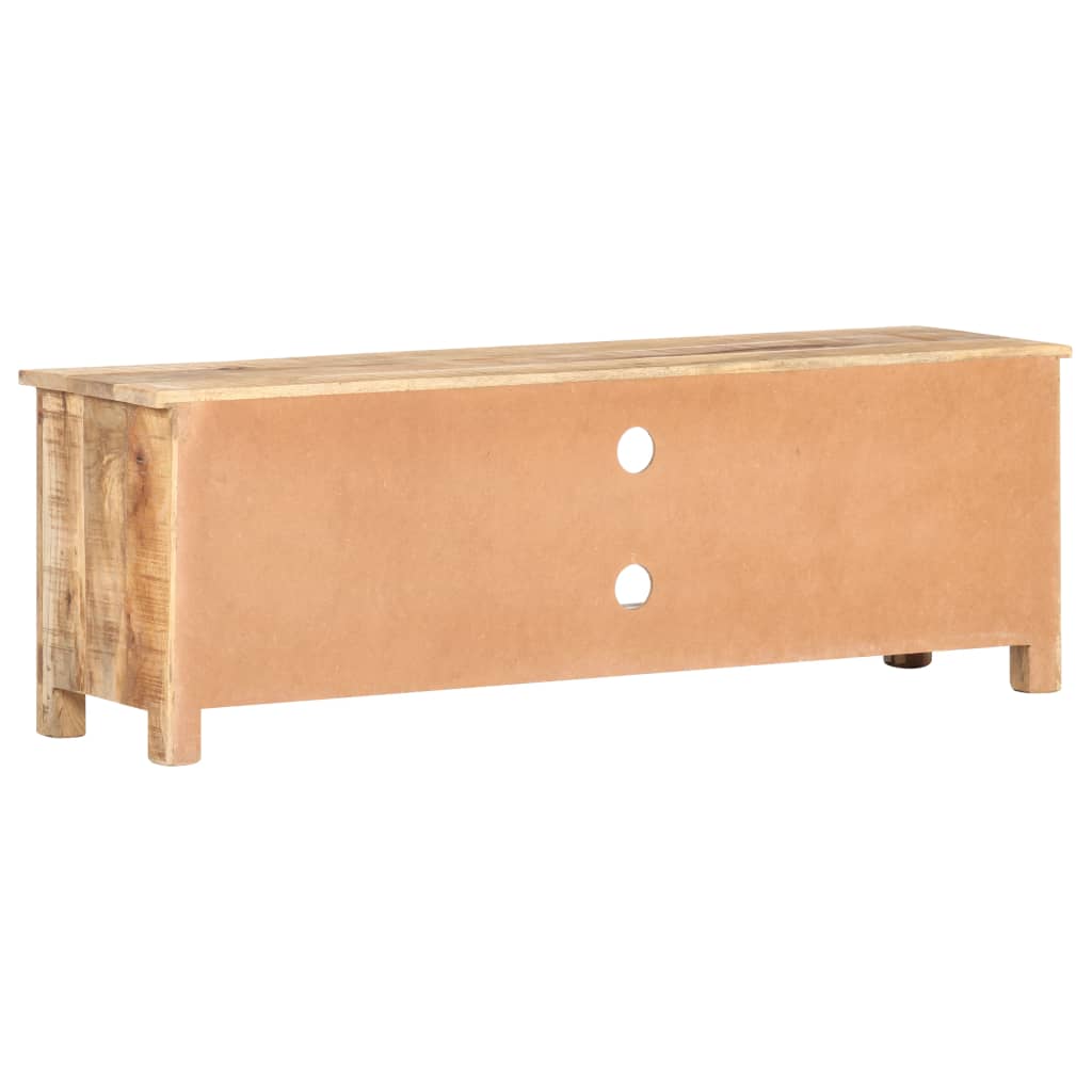 Meuble TV 120x30x40 cm Bois de manguier brut