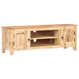 Meuble TV 120x30x40 cm Bois de manguier brut