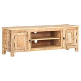 Meuble TV 120x30x40 cm Bois de manguier brut