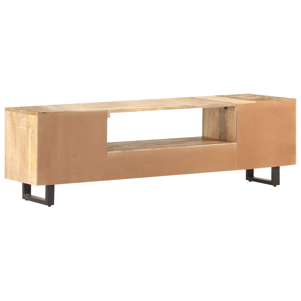 Meuble TV 160x30x45 cm Bois massif de manguier