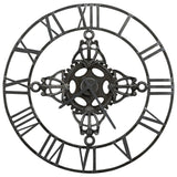 Horloge murale Argenté 78 cm Métal