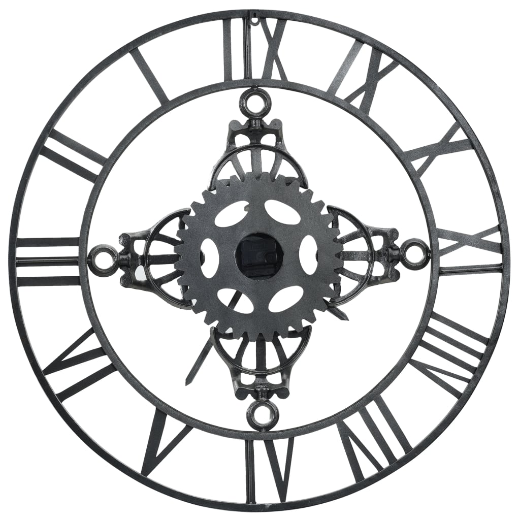 Wall clock Silver 78 cm Metal