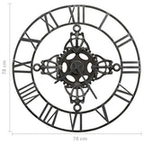 Horloge murale Argenté 78 cm Métal