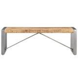 Table basse 120x60x40 cm Bois de manguier brut