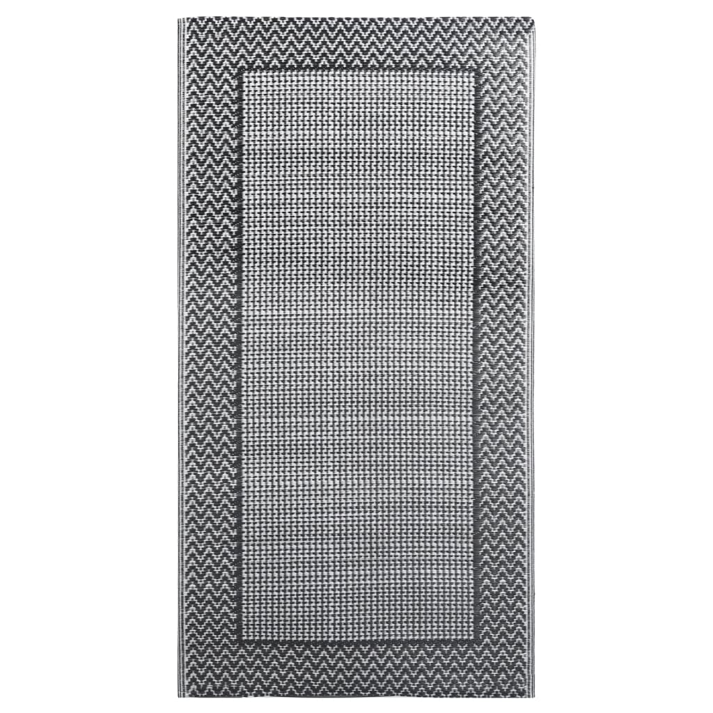 Tapis d'extérieur Gris 80x150 cm PP