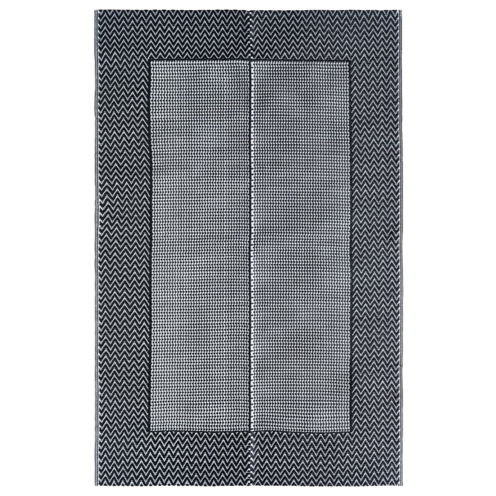 Tapis d'extérieur Gris 120x180 cm PP