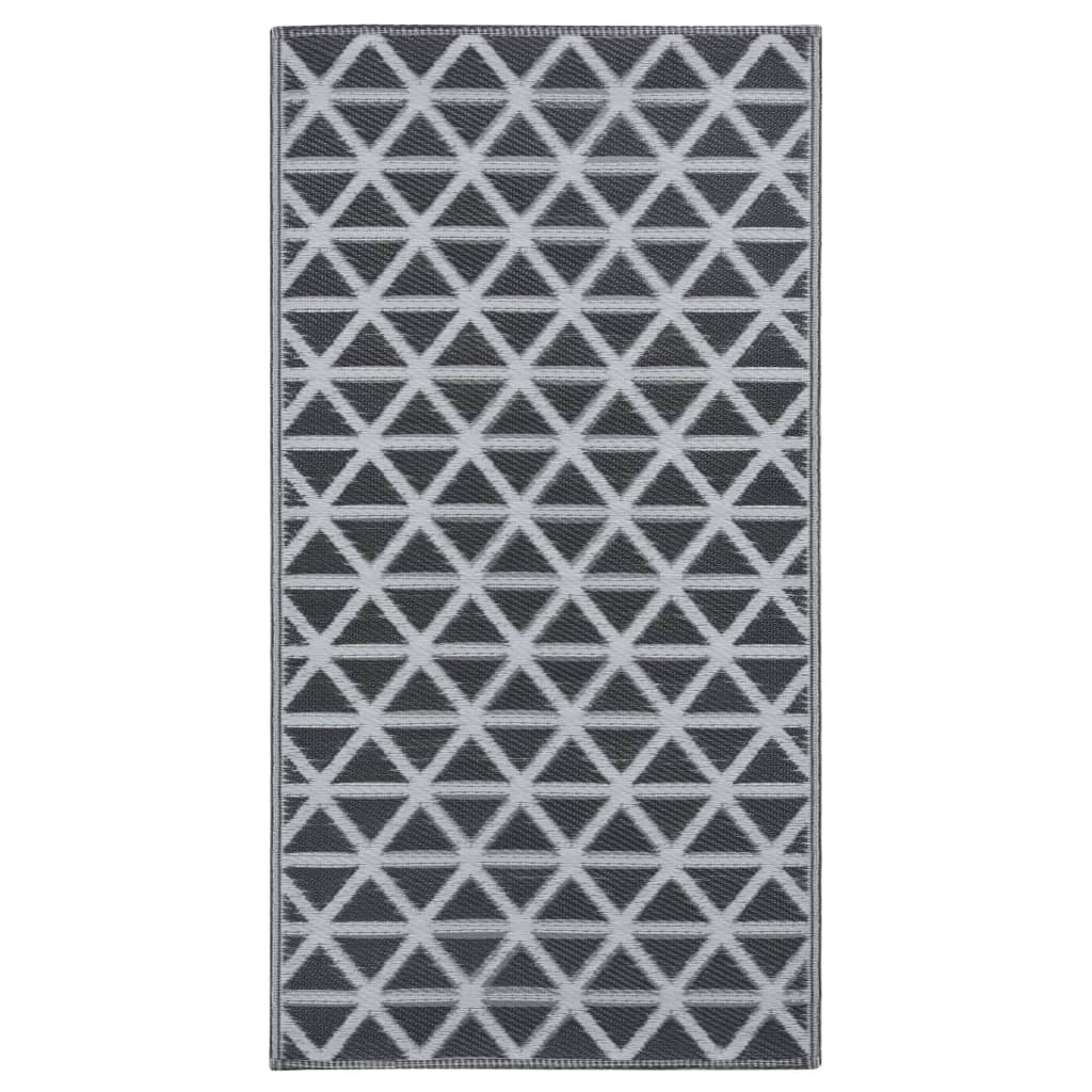 Tapis d'extérieur Noir 80x150 cm PP