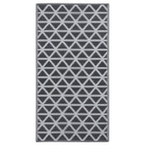 Tapis d'extérieur Noir 80x150 cm PP