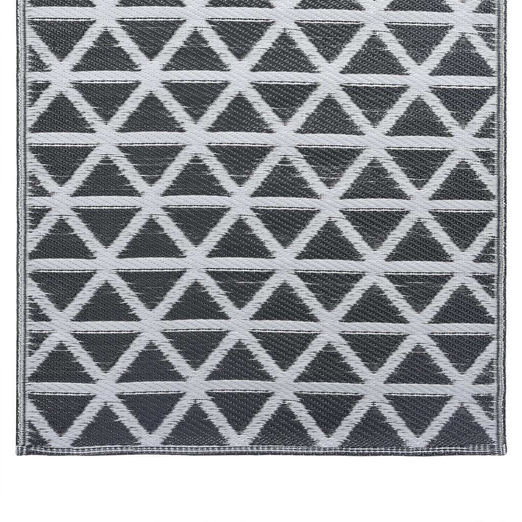 Tapis d'extérieur Noir 80x150 cm PP