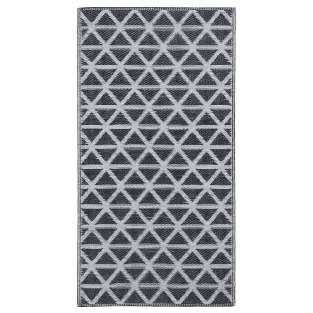 Tapis d'extérieur Noir 120x180 cm PP