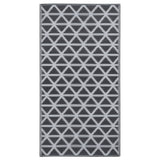 Tapis d'extérieur Noir 120x180 cm PP