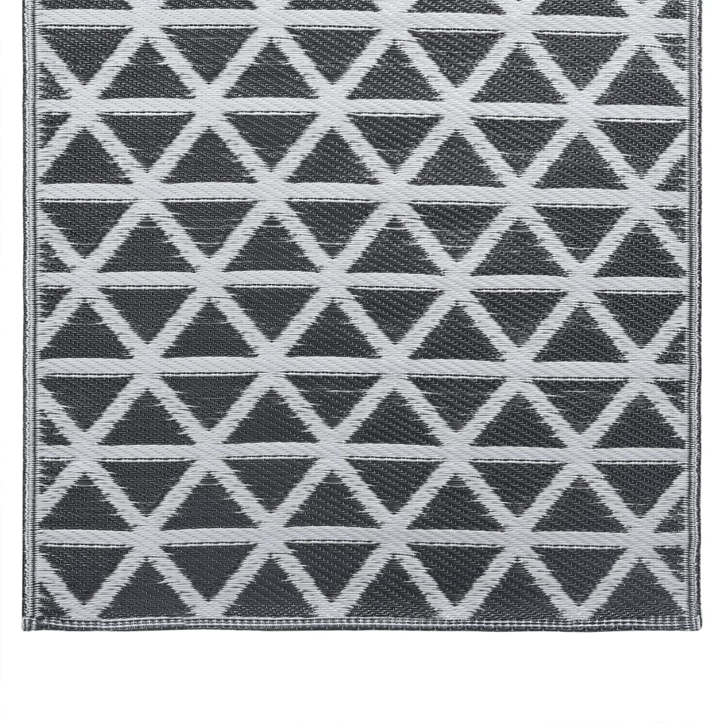 Tapis d'extérieur Noir 120x180 cm PP