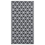 Tapis d'extérieur Noir 190x290 cm PP