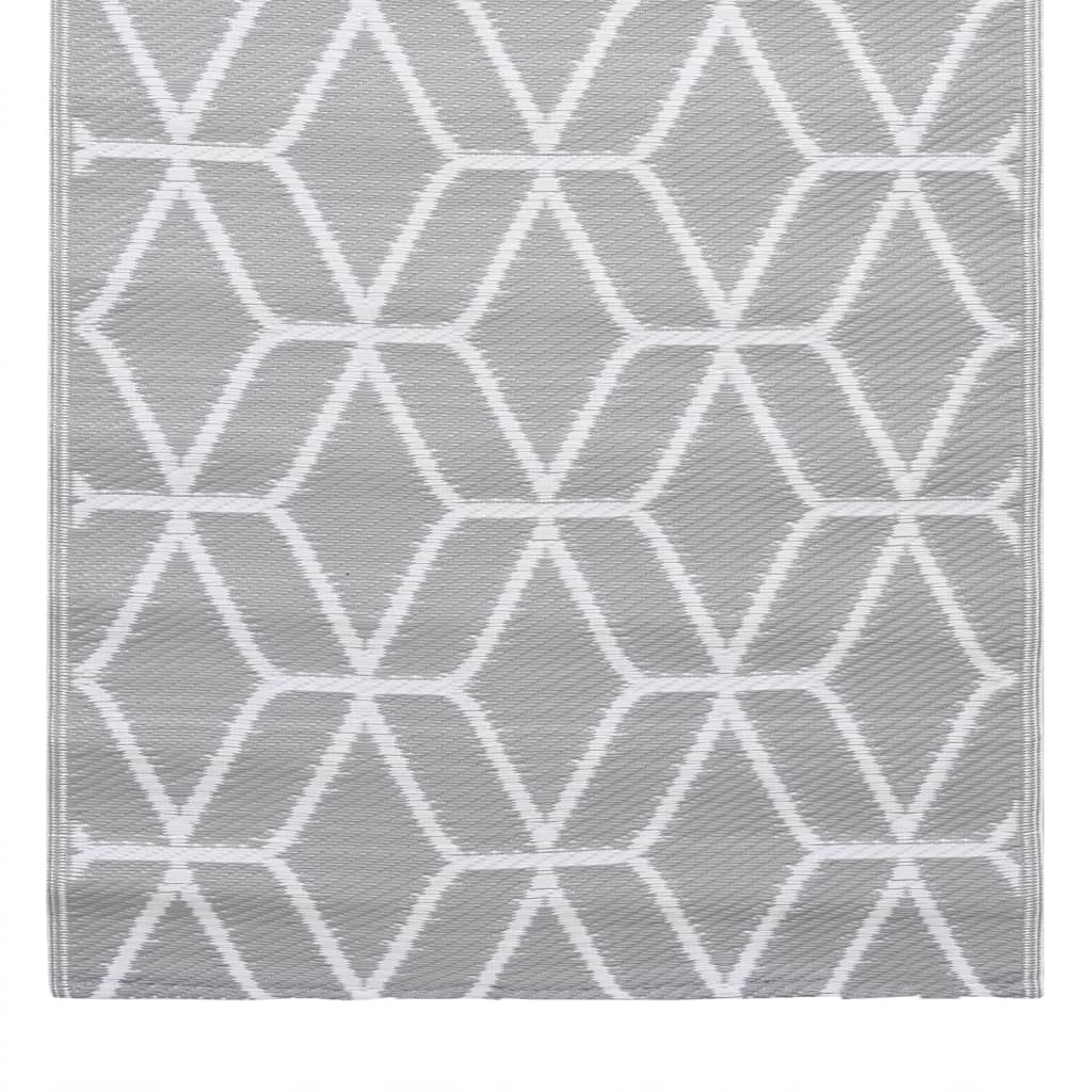 Outdoor rug Grey 80x150 cm PP