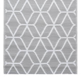 Outdoor rug Grey 80x150 cm PP