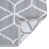 Outdoor rug Grey 80x150 cm PP