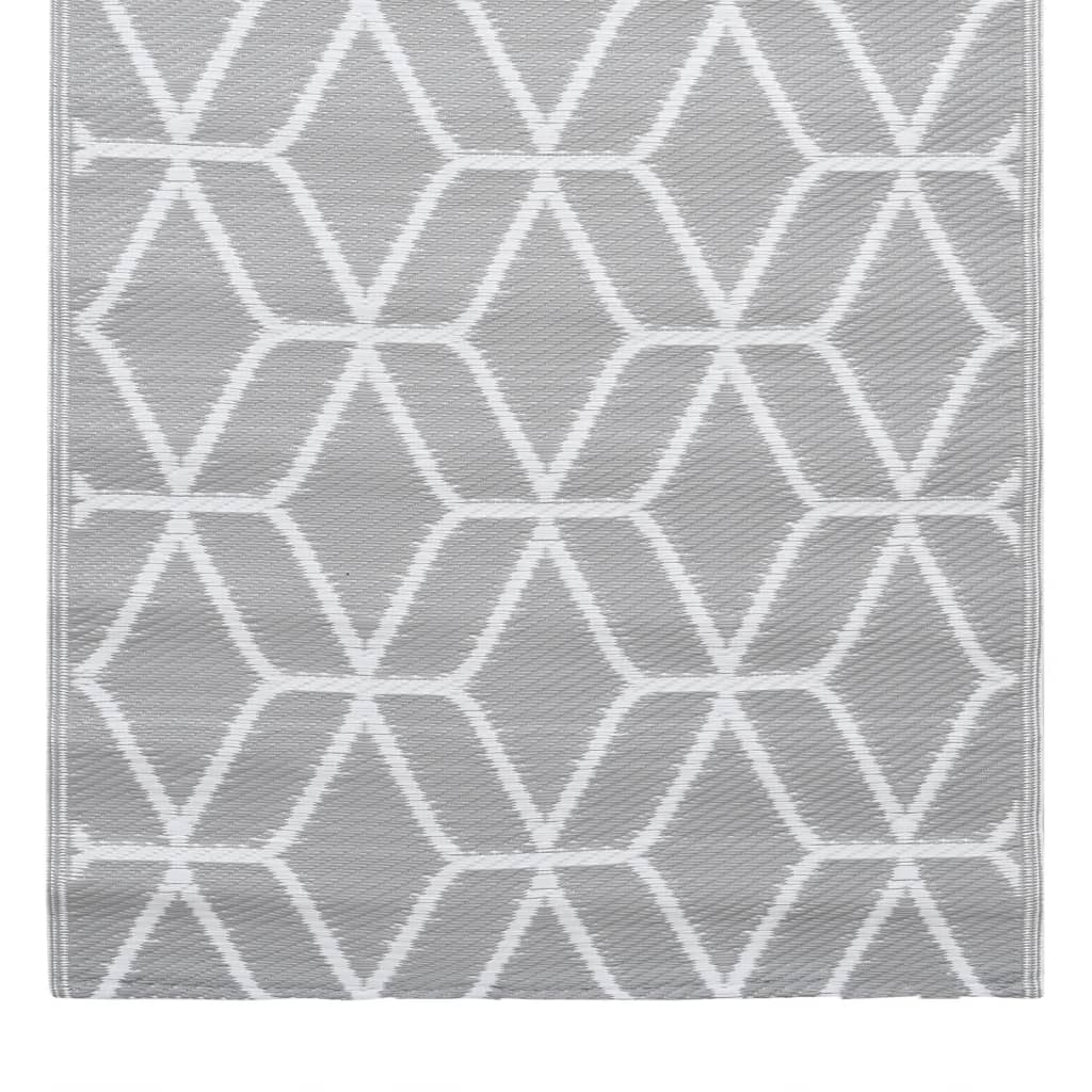 Tapis d'extérieur Gris 120x180 cm PP