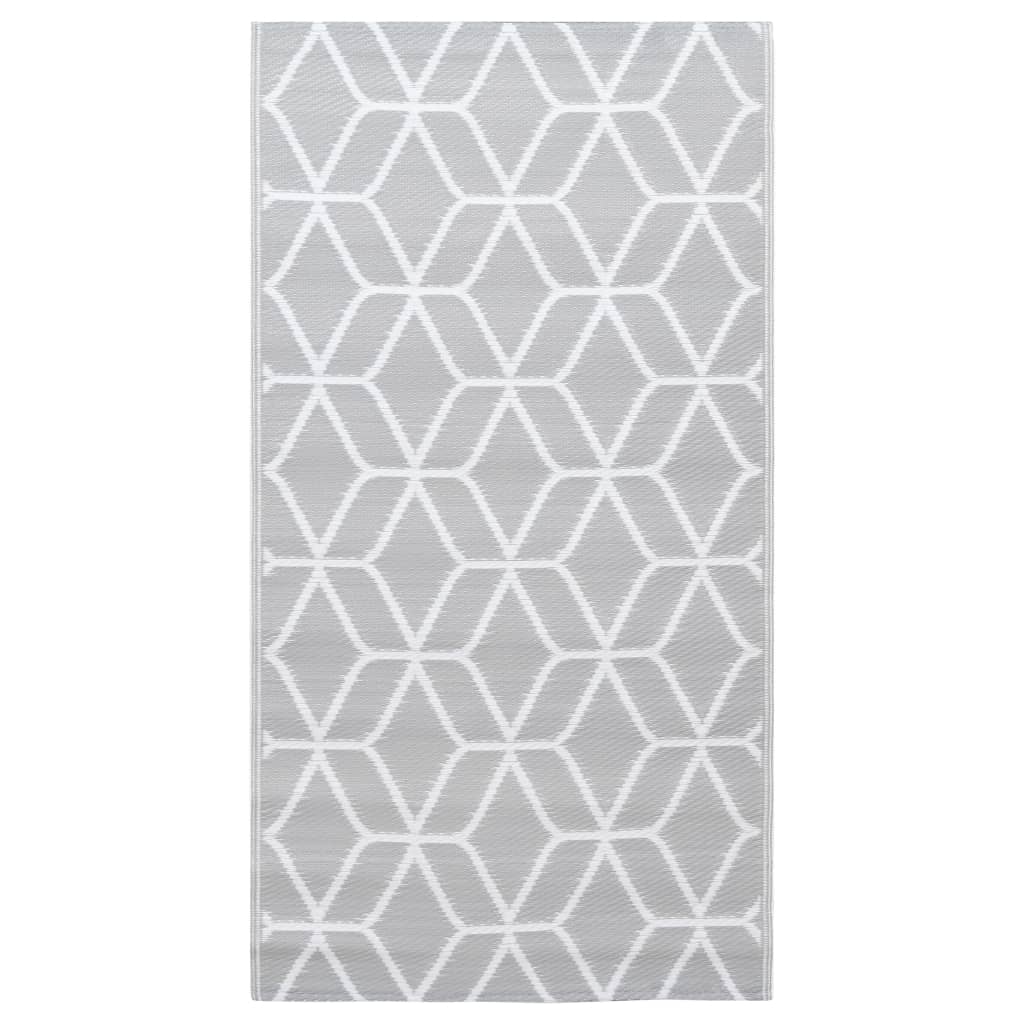 Tapis d'extérieur Gris 190x290 cm PP