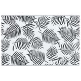 Tapis d'extérieur Blanc et noir 190x290 cm PP