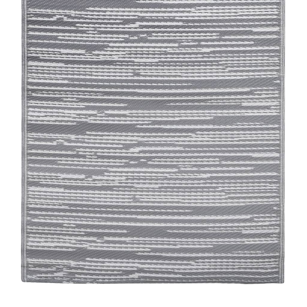 Tapis d'extérieur Gris 160x230 cm PP