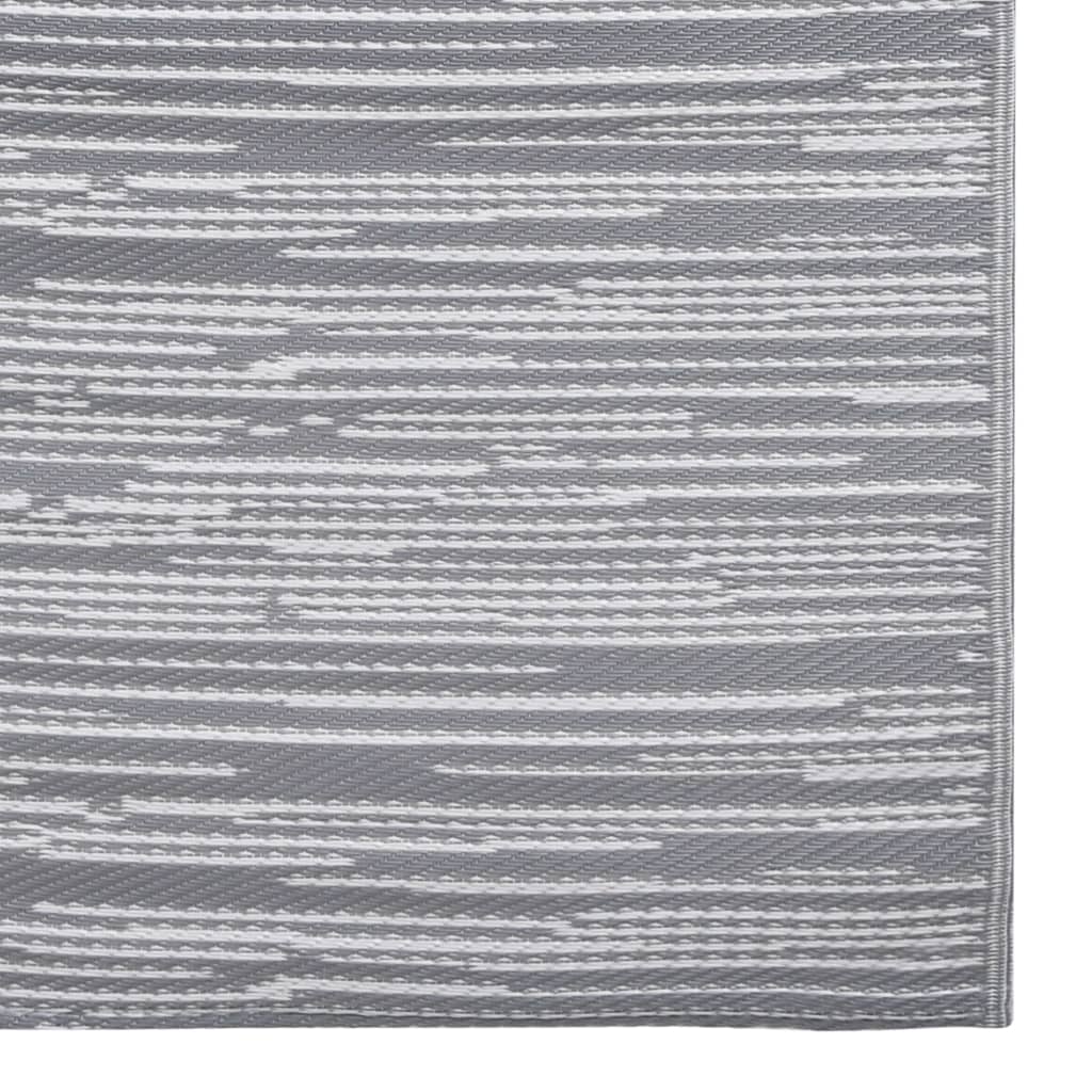 Tapis d'extérieur Gris 160x230 cm PP