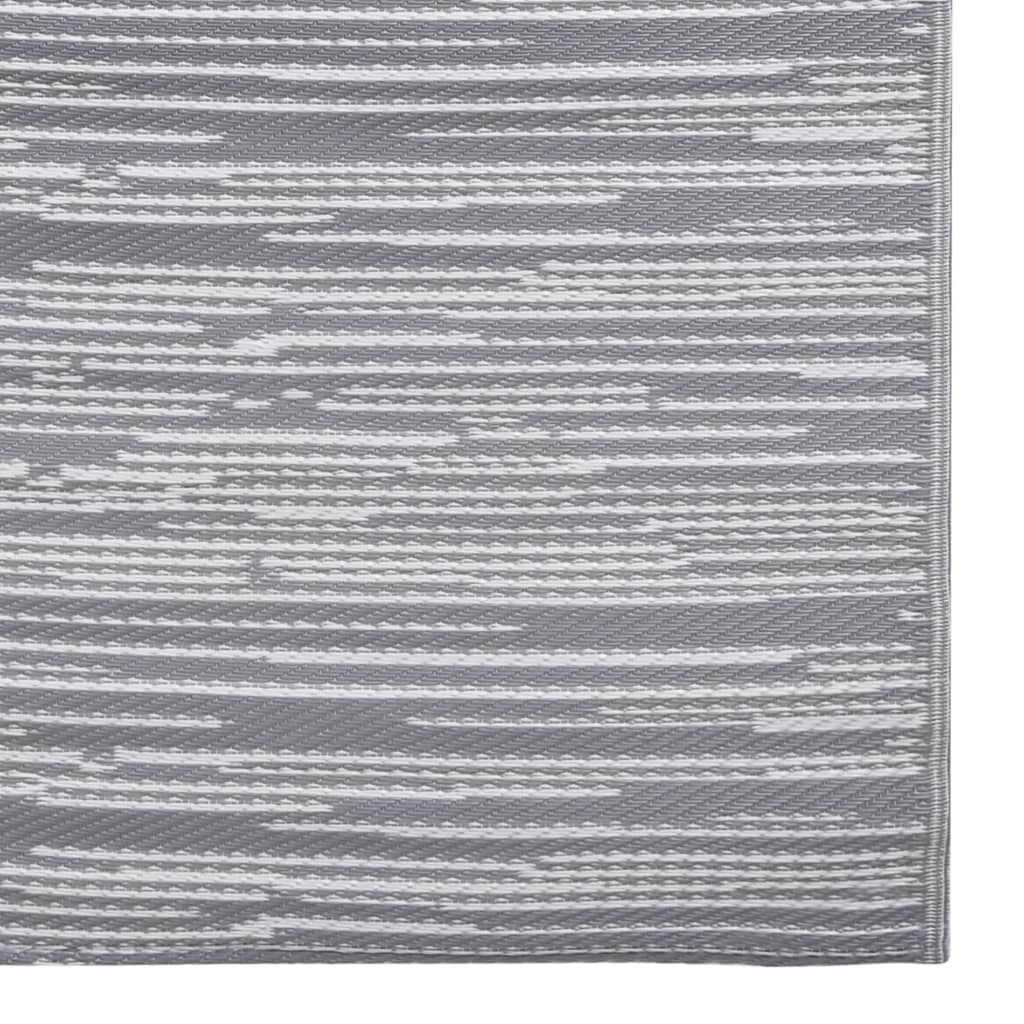 Tapis d'extérieur Gris 190x290 cm PP