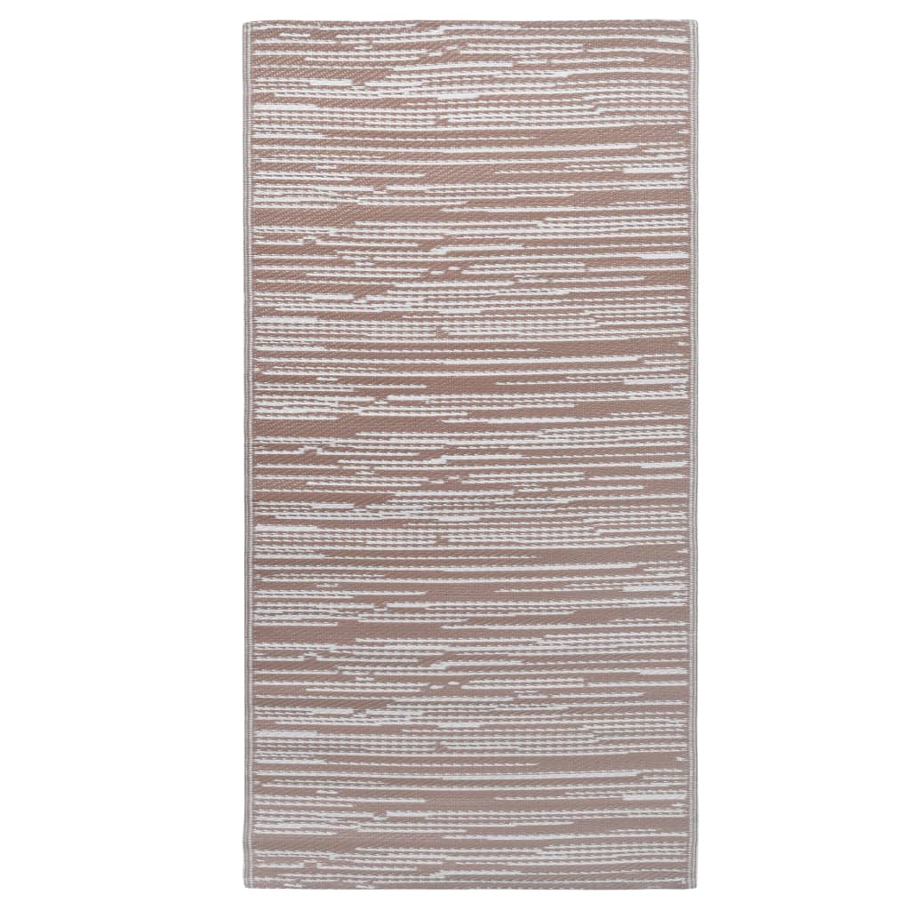 Tapis d'extérieur Marron 80x150 cm PP