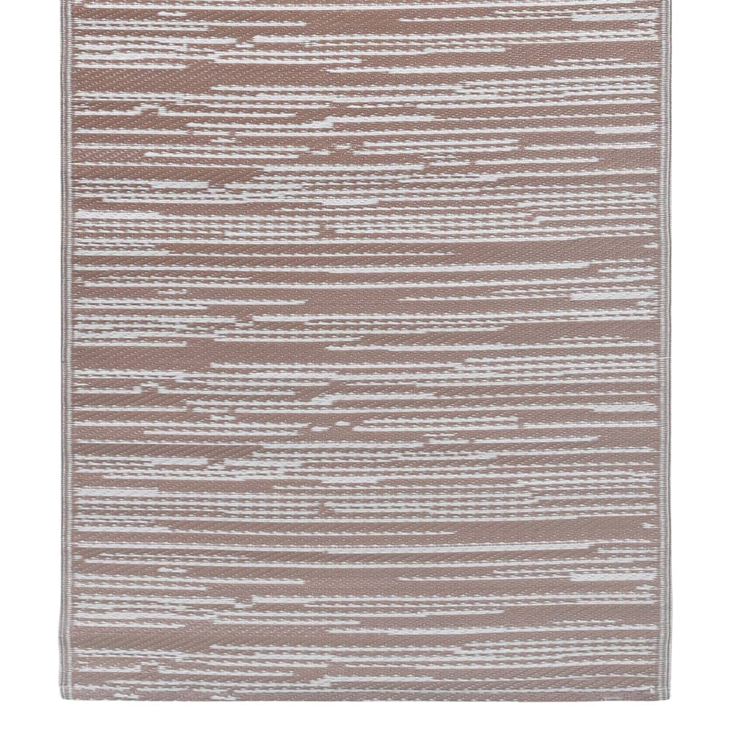 Tapis d'extérieur Marron 80x150 cm PP