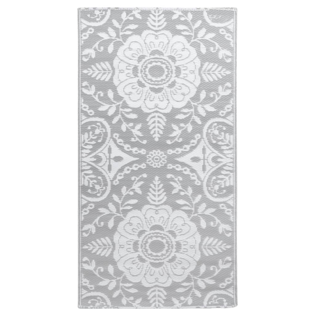 Tapis d'extérieur Gris clair 80x150 cm PP