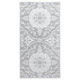 Tapis d'extérieur Gris clair 80x150 cm PP