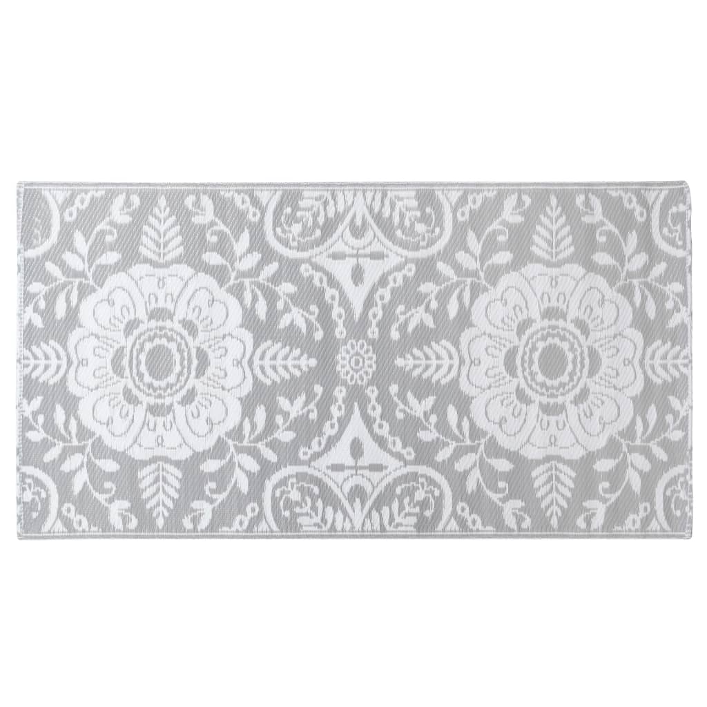 Tapis d'extérieur Gris clair 80x150 cm PP