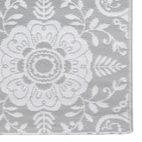 Tapis d'extérieur Gris clair 80x150 cm PP